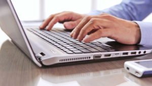 hands-typing