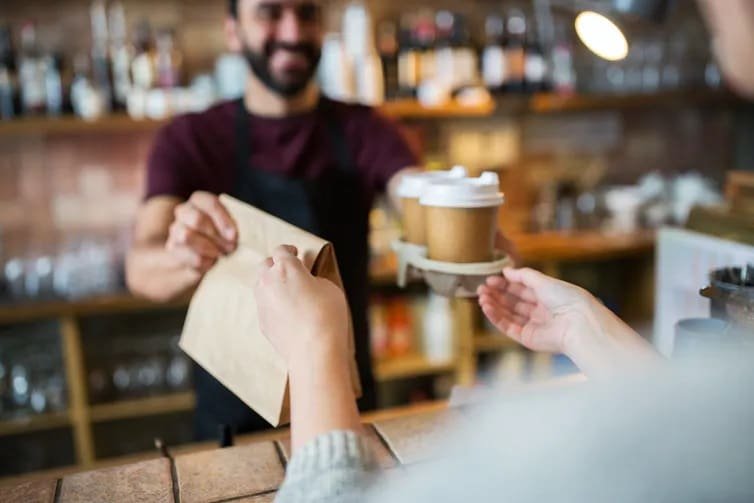 bar take away coffee