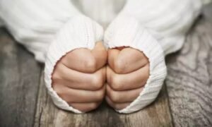 cold frozen hands