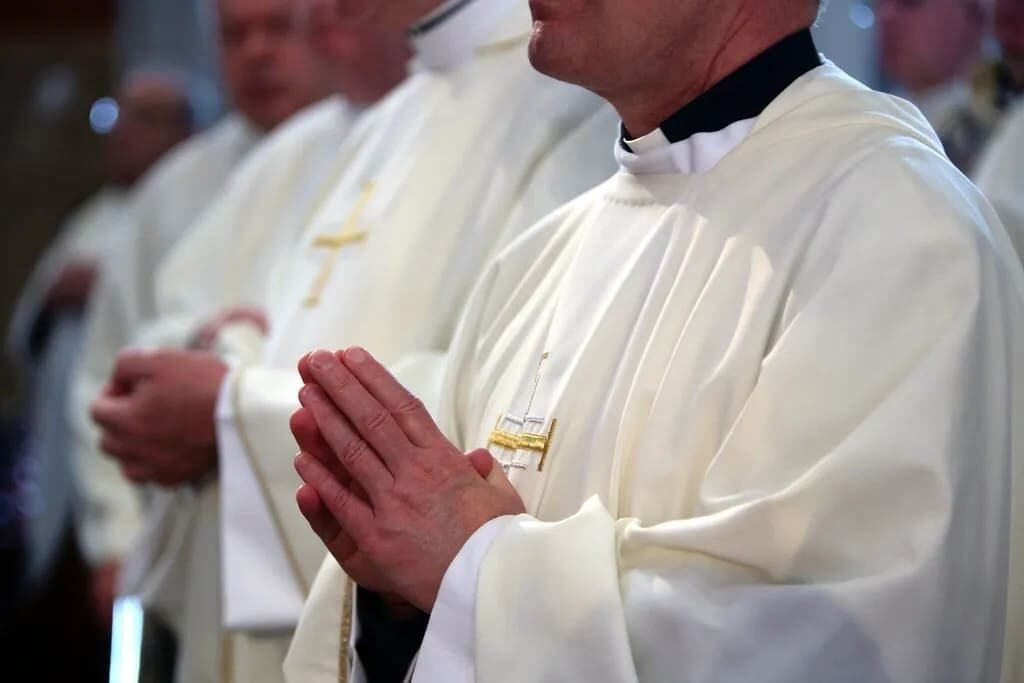 Catholic church priest