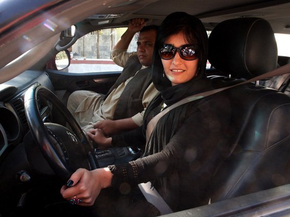 woman driver