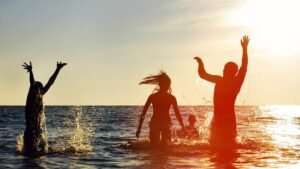 summer sea holidays swimming