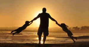 father parent kids