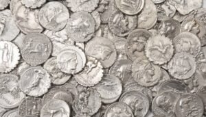 old roman coin