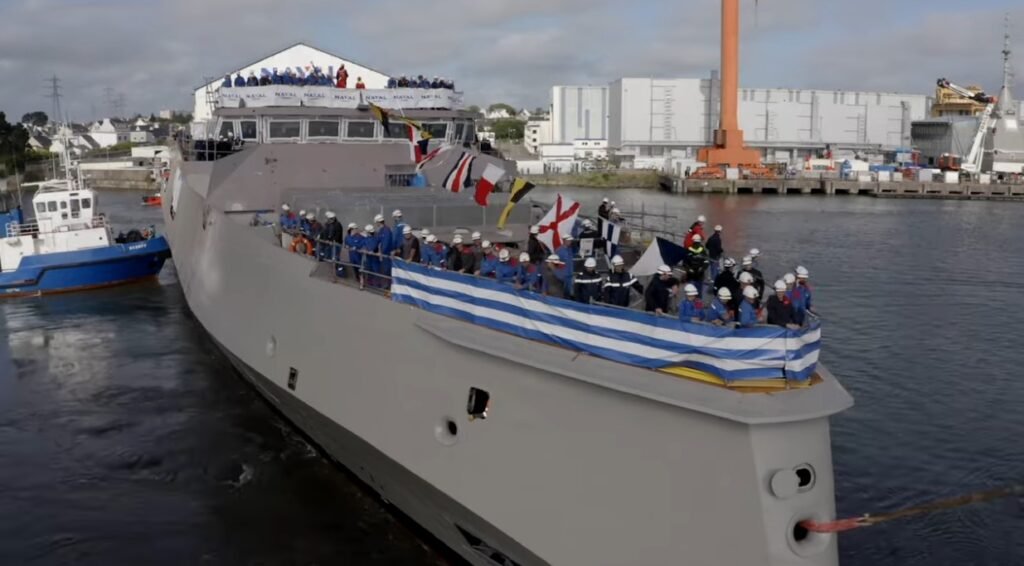 Γαλλία: Βίντεο της Naval Group με την καθέλκυση της φρεγάτας «Φορμίων»