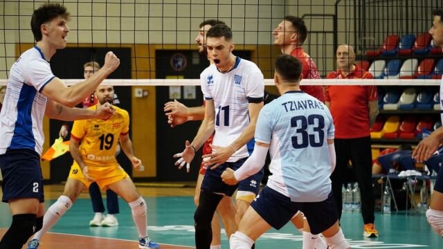 Ελλάδα – Βόρεια Μακεδονία 3-0: Συνεχίζει αήττητη στην κορυφή η ομαδάρα του Χριστοφιδέλη!