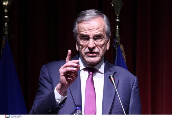 Αντώνης Σαμαράς: Έχουμε ήρεμα νερά με την Τουρκία όχι επειδή δεν προκαλούν, αλλά επειδή δεν αντιδρούμε