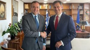 Τελετή παράδοσης-παραλαβής στο υπουργείο Εξωτερικών: Οι δηλώσεις του Τάσου Χατζηβασιλείου και του Χάρη Θεοχάρη