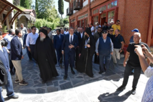 Στον Άγιον Όρος ο Κυριάκος Μητσοτάκης – ΦΩΤΟ