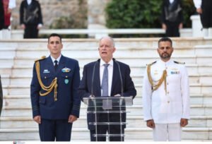 Η δεξίωση στο Προεδρικό Μέγαρο για την 51η επέτειο από την αποκατάσταση της Δημοκρατίας – Το μήνυμα Τασούλα