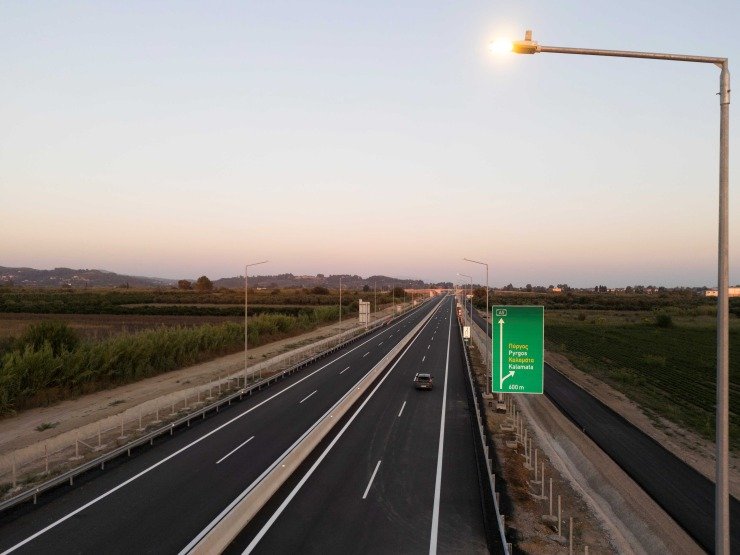 Παραδίδονται σήμερα στην κυκλοφορία 65 χλμ του αυτοκινητόδρομου Πάτρα – Πύργος