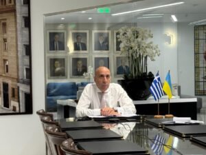 Μπρατάκος: «Ειρήνη με ισχυρές εγγυήσεις σημαίνει ανάπτυξη με προοπτική – Το ΕΒΕΑ ενισχύει τις οικονομικές