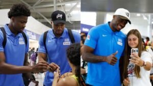 Eurobasket 2025, Εθνική Ελλάδος: Χαμόγελα και… αυτόγραφα στο αεροδρόμιο – Τι δήλωσε ο Θανάσης Αντετοκούνμπο