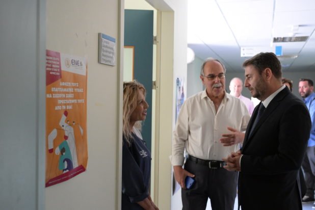 Ανδρουλάκης από το νοσοκομείο Κυθήρων: Μια Ελλάδα για όλους, σημαίνει υψηλού επιπέδου υπηρεσίες δημόσιας