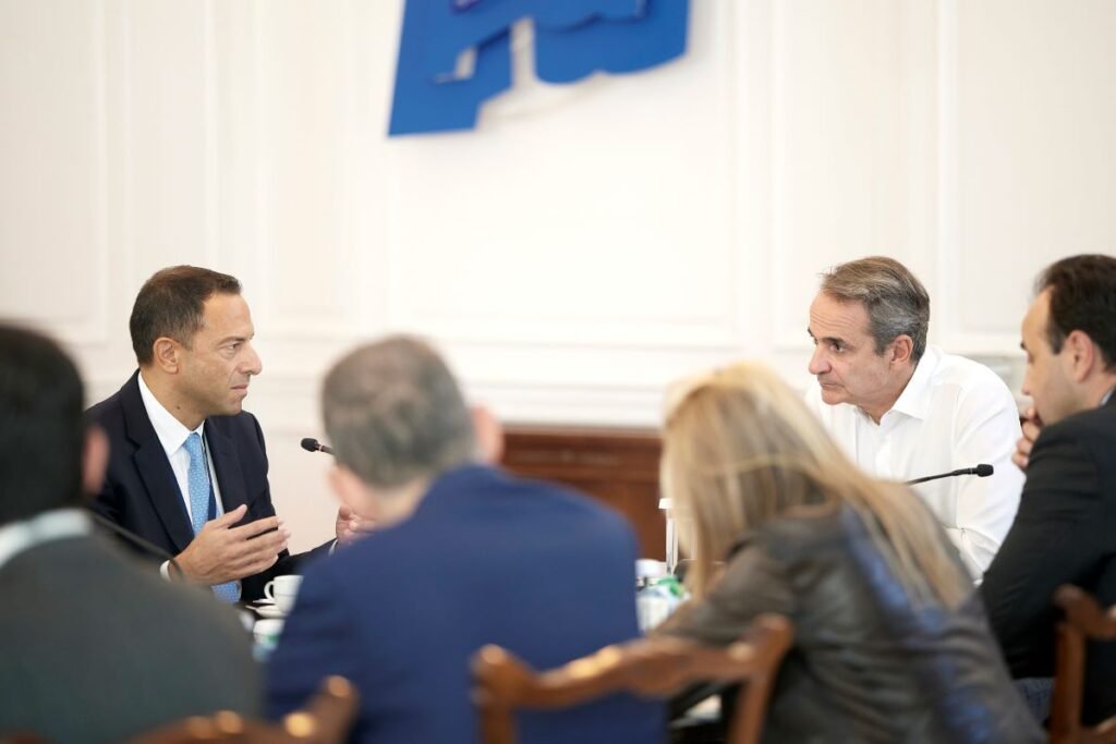 Συνάντηση του Κυριάκου Μητσοτάκη με τον αντιπρόεδρο της Google – Τι συζήτησαν