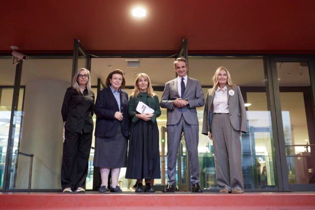 Κυριάκος Μητσοτάκης και Μαρέβα Γκραμπόφσκι: Επισκέφθηκαν το Εθνικό Μουσείο Σύγχρονης Τέχνης – ΦΩΤΟ