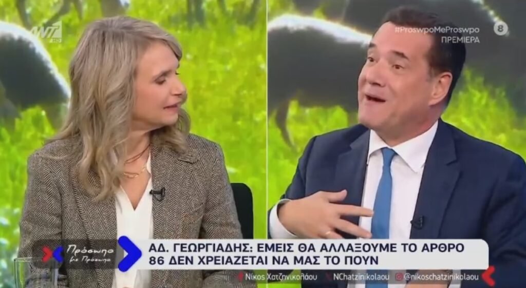 Αντιπαράθεση Γεωργιάδη – Αποστολάκη: «Να μην μου ξανακάνετε υφολογική παρατήρηση» – «Απωθητικό στιλ»