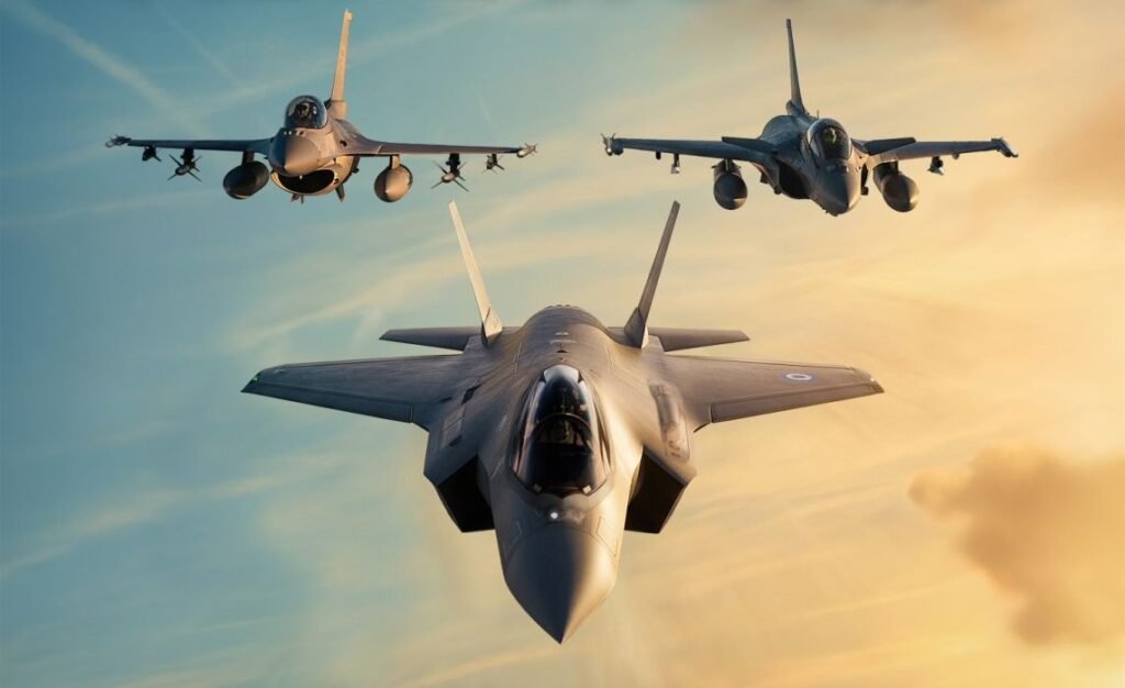 Γιορτή Πολεμικής Αεροπορίας: Ένα F-35 στον Φλοίσβο και μικροί στα κοκ-πιτ αεροπλάνων και εξομοιωτών – BINTEO