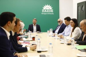 Ανδρουλάκης στην Πολιτική Γραμματεία της ΚΟΕΣ: «Δεν αξίζει στον κόσμο του ΠΑΣΟΚ να γίνονται λάθος δηλώσεις ή