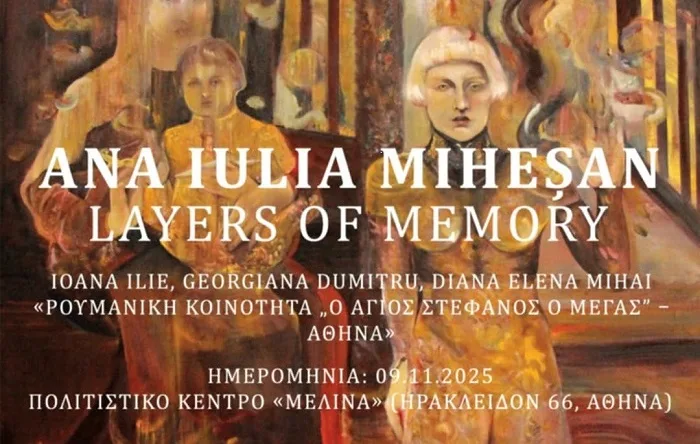 «Μαζί μέσα στο χρώμα»: Την Κυριακή 9/11 τα εγκαίνια της έκθεσης της Ana Iulia Miheșan στο «Μελίνα»