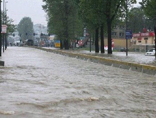 Προβλήματα από την κακοκαιρία σε Βόνιτσα και Αρκαδία