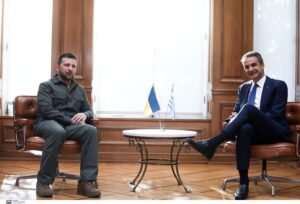 Στις 13.45 η συνάντηση Μητσοτάκη – Ζελένσκι στο Μαξίμου – Θα ακολουθήσει συνέντευξη Τύπου