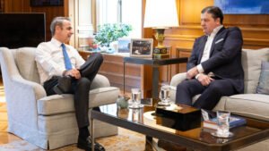 Συνάντηση Μητσοτάκη & Μποντιρόγκα στο Μαξίμου – Στην ατζέντα το Final Four της Euroleague στην Αθήνα