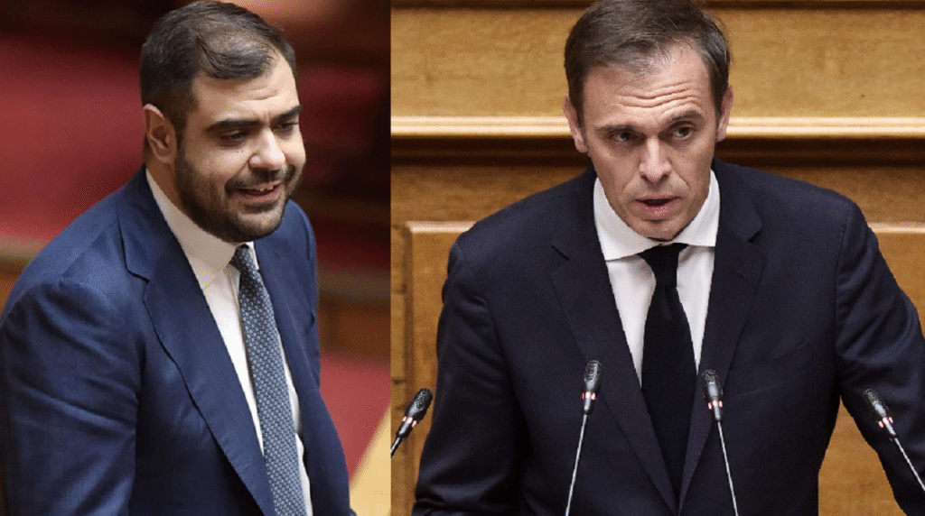Βουλή: Κόντρα Μαρινάκη – Μάντζου για τον «Φραπέ» και τη «βίαιη προσαγωγή»