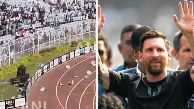 Οργή οπαδών στην Ινδία: Βανδαλισμοί σε γήπεδο επειδή δεν μπόρεσαν να δουν τον Μέσι (Βίντεο)