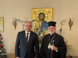 Θεοδωρικάκος: Συνάντηση με τον Αρχιεπίσκοπο Αμερικής Ελπιδοφόρο – Τι συζήτησαν