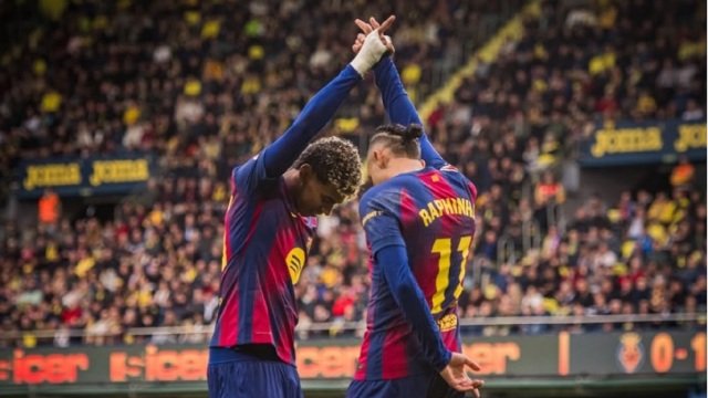 Βιγιαρεάλ – Μπαρτσελόνα 0-2: Οι Ραφίνια, Γιαμάλ την οδήγησαν στην 8η σερί νίκη