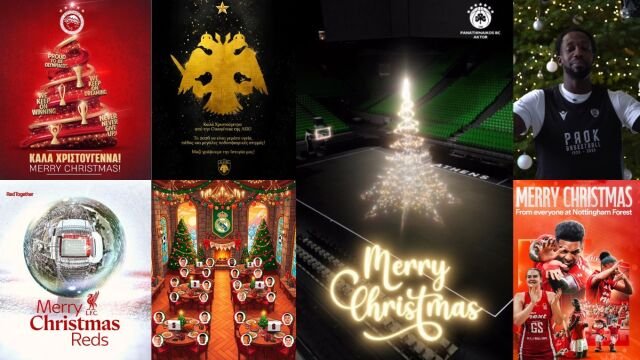 Καλά… αθλητικά Χριστούγεννα: Οι… ξεχωριστές ευχές των ομάδων! Kourabiedes vs melomakarona και… πολλές εκπλήξεις! (Βίντεο)