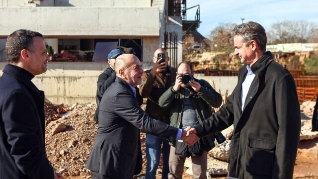 Κυριάκος Μητσοτάκης: Επιθεώρησε τις εργασίες στο γήπεδο του Παναθηναϊκού – “Θα είναι έτοιμο τον Μάιο του 2027” (Εικόνες)