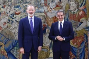 Με τον Βασιλιά Φελίπε συναντήθηκε ο Κυριάκος Μητσοτάκης