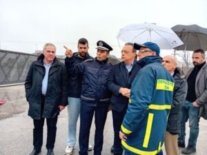 Στις εγκαταστάσεις της «Βιολάντα» ο Σωκράτης Φάμελλος – Ενημερώθηκε για την πορεία των ερευνών