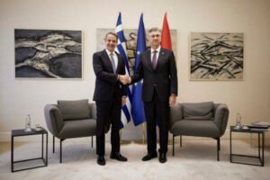 Συνάντηση Μητσοτάκη με τον Πρωθυπουργό της Κροατίας – Τι συζήτησαν