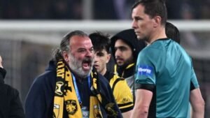 ΑΕΚ – Ολυμπιακός: Οργισμένος ο Μάριος Ηλιόπουλος – “Το λόγο έχει ο εισαγγελέας” (Βίντεο)