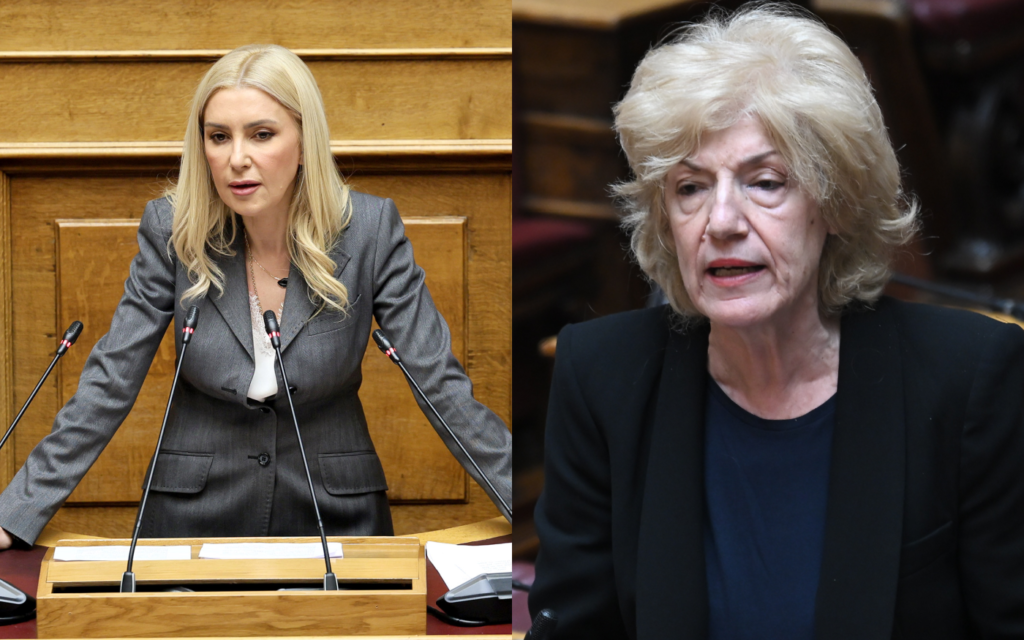 Βουλή: Κόντρα Αραμπατζή – Αναγνωστοπούλου – «Δεν θα κουνάτε εσείς το δάχτυλο» – «Να μάθετε πώς εκφασίζεται μια κοινωνία»