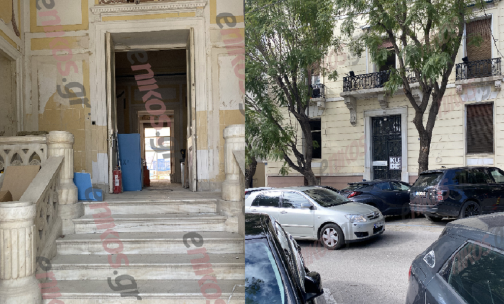 «Πυρετός» εργασιών στο πρώην «στρατηγείο» της ΝΔ στη Ρηγίλλης που μετατρέπεται σε έπαυλη – Δείτε φωτογραφίες