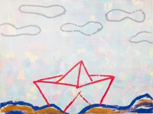 Η έκθεση «Αλέξης Ακριθάκης. Μια γραμμή κύμα» στο Μουσείο Μπενάκη / Πειραιώς 138