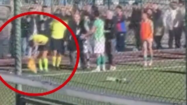 Σοκαριστικό Περιστατικό σε Ερασιτεχνικό Αγώνα στην Τουρκία: Οπαδός Εκτόξευσε Πατίνι στον Επόπτη (Βίντεο)