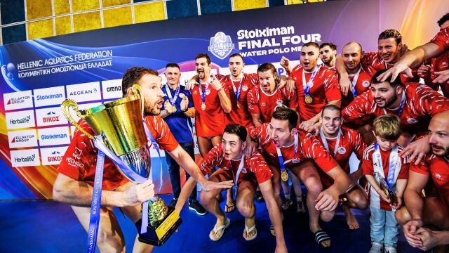 Ο Ολυμπιακός Κυπελλούχος Ελλάδος στο Πόλο Ανδρών για 9η Συνεχή Χρονιά: Νίκη-Θρίλερ επί του Παναθηναϊκού με 13-12