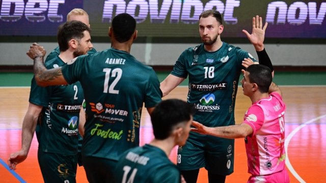 Volley League: Ο Μίλωνας “ισοπέδωσε” τον ΠΑΟΚ με 3-0, κάνοντας το 1-0 στη σειρά των ημιτελικών (Βίντεο)