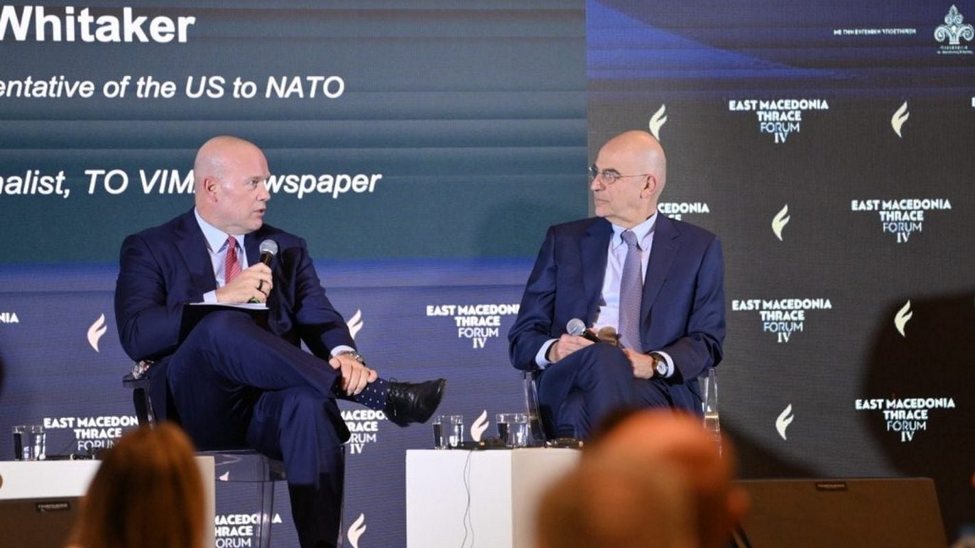 Στρατηγικές Αμυντικές Σχέσεις Ελλάδας-ΗΠΑ στο Επίκεντρο Συνάντησης Δένδια με τον Αμερικανό Πρέσβη στο ΝΑΤΟ