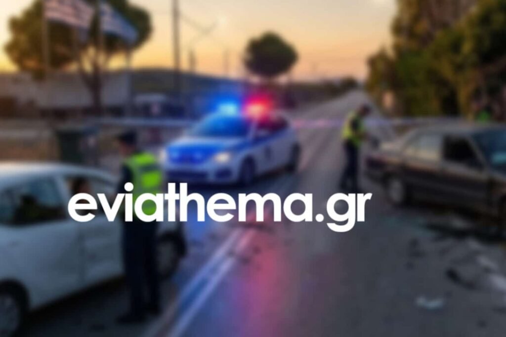 Σοβαρό Τροχαίο στα Ψαχνά: Μεθυσμένος οδηγός στο Αντίθετο Ρεύμα Προκάλεσε Σύγκρουση και Υλικές Ζημιές