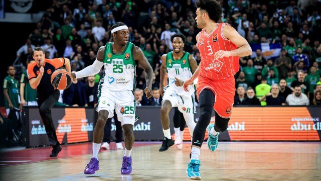 Euroleague: Ο Παναθηναϊκός AKTOR αντιμετωπίζει δυσκολίες, ενώ ο Ολυμπιακός διεκδικεί την κορυφή