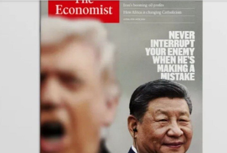 Ο Economist με εξώφυλλο-«καρφί» για την αντιπαράθεση ΗΠΑ-Κίνας: «Μην διακόπτεις τον εχθρό σου όταν κάνει λάθος»