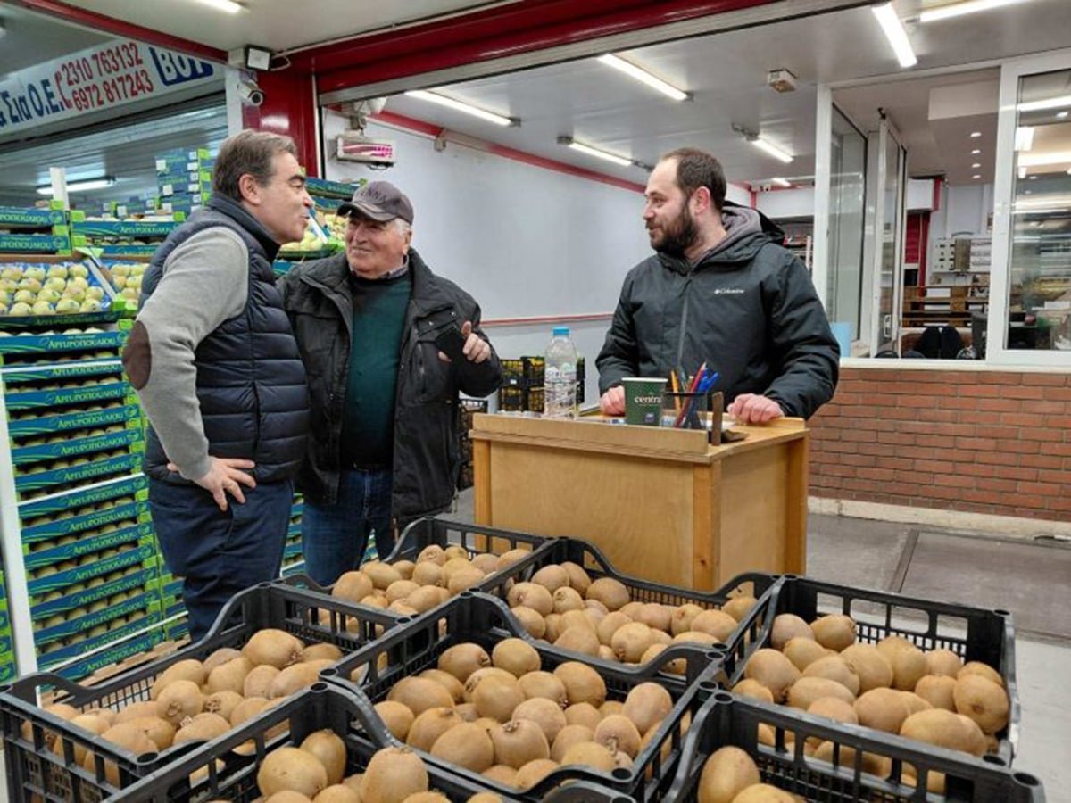 Στην Κεντρική Λαχαναγορά Θεσσαλονίκης η πρώτη επίσημη επίσκεψη του Υπουργού Αγροτικής Ανάπτυξης, Μαργαρίτη Σχοινά