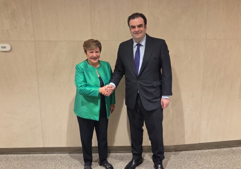 Συνάντηση Πιερρακάκη με τη Γενική Διευθύντρια του ΔΝΤ – Τι συζήτησαν για την ελληνική οικονομία –