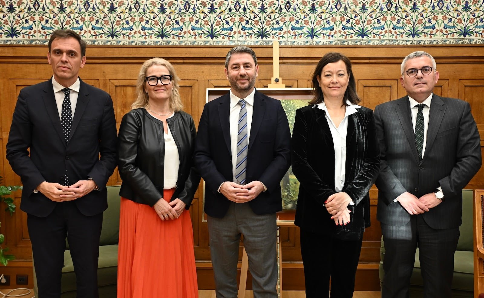 ΠΑΣΟΚ-Κίνημα Αλλαγής: Ο Νίκος Ανδρουλάκης συναντήθηκε με τις εισηγήτριες της Επιτροπής του Συμβουλίου της Ευρώπης για τις υποχρεώσεις της Ελλάδας